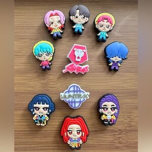 K-Pop Demon Hunters Crocs Jibbitz – Set of 10 🎤🔥